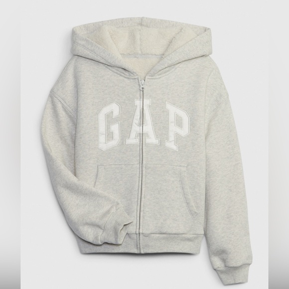 Gap Sherpa Zip Hoodie - Picture 1 of 5
